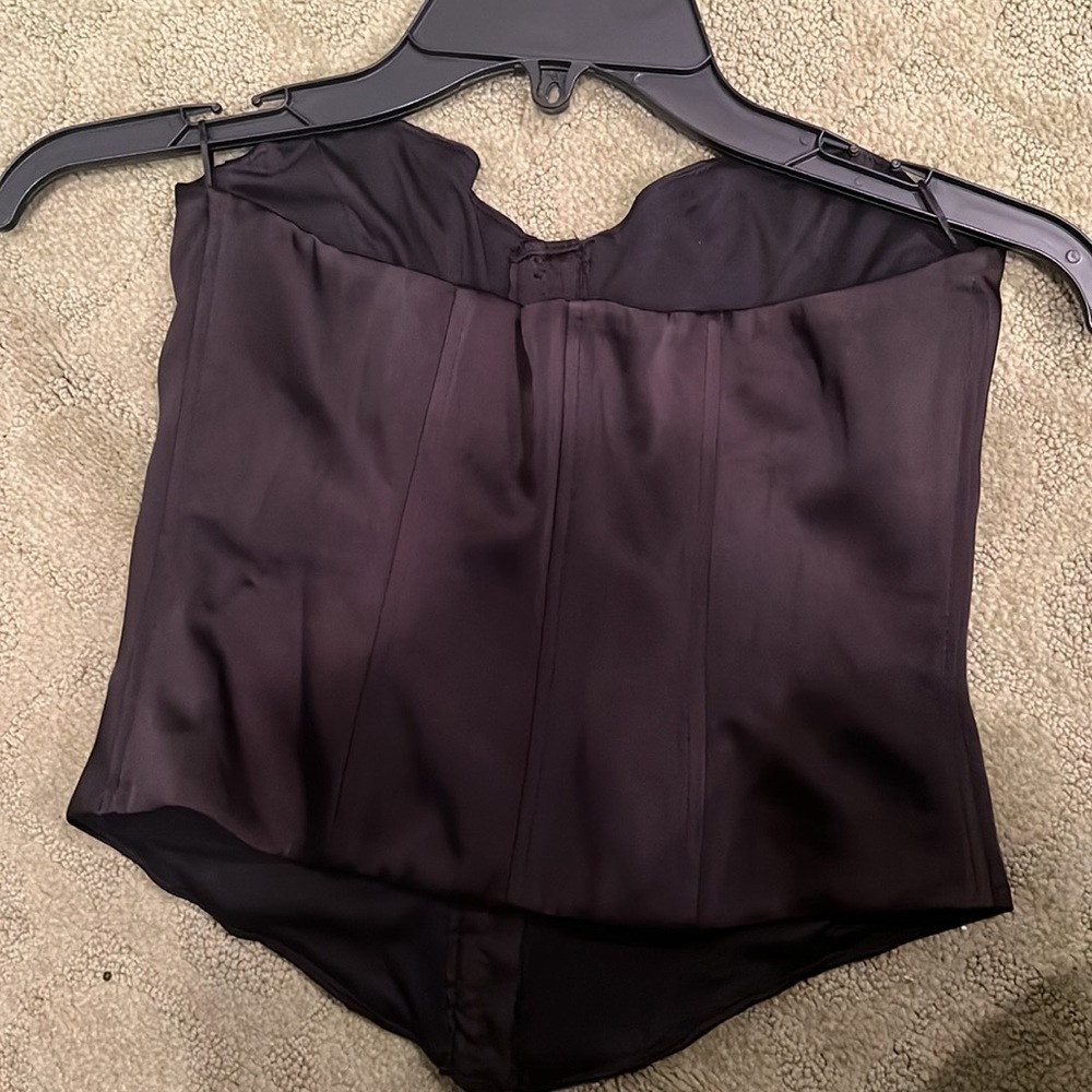 Zara Black Strapless Corset Top - Picture 5 of 5